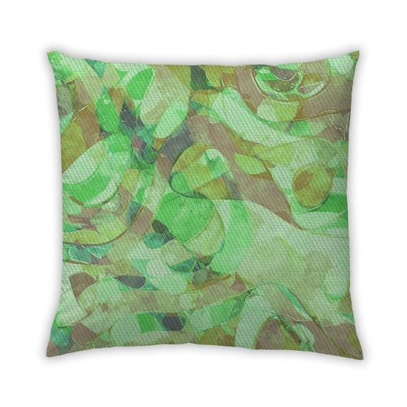 Ahgly Company Outdoor Square Contemporary Throw Pillow, 18 inch by 18 inch