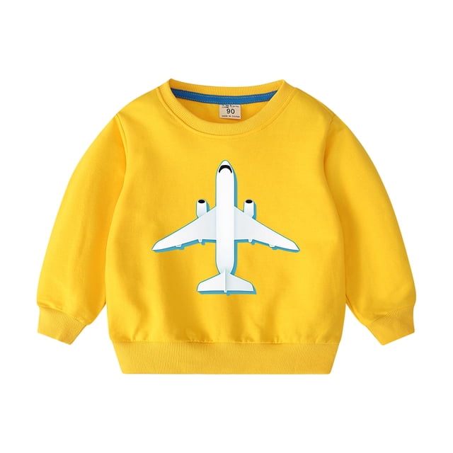 Chandail à Col Rond Uni pour Petits Garçons et Filles, Chandail Décontracté de Printemps Automne
