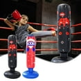 thumbnail image 1 of Pilar hinchable de boxeo para niños - Saco de boxeo de 47,2" de altura con base de agua y equipo de entrenamiento de PVC para coordinación mano-ojo y alivio del estrés, 1 of 9