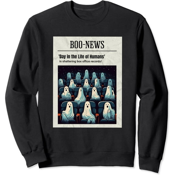 DOPASHIRT Funny Hal.Low.Een Cute Ghosts In Hey Boo Horror Movie Sweatshirt Trendy Sweatshirt, Birthday Gift