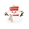 thumbnail image 1 of Broche de Navidad, calcetín de Navidad, campana, caramelo, muñeco de nieve de Navidad, ramillete Wmkox8yii  fajkfhkj4531, 1 of 1