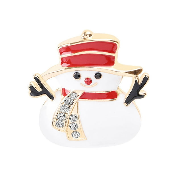 Broche de Navidad, calcetín de Navidad, campana, caramelo, muñeco de nieve de Navidad, ramillete Wmkox8yii fajkfhkj4531