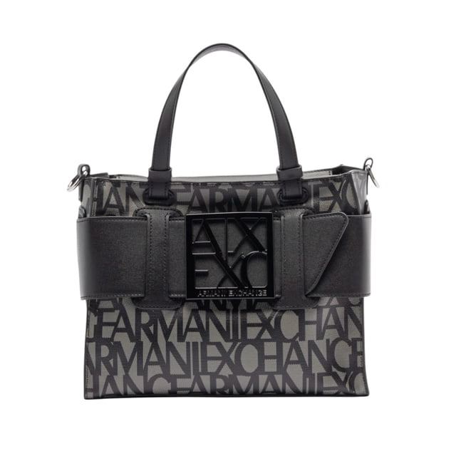 Bolsa Shoulder AX monogram color gris