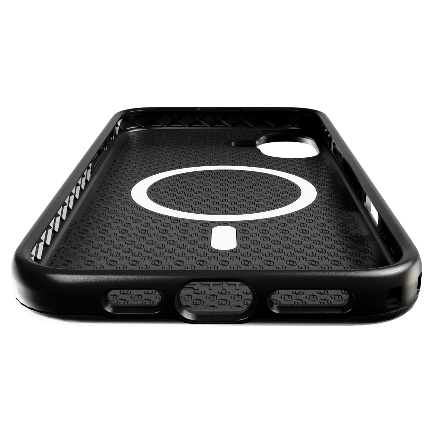 cellhelmet Fortitude Series Case, iPhone 16 Plus, Onyx Black