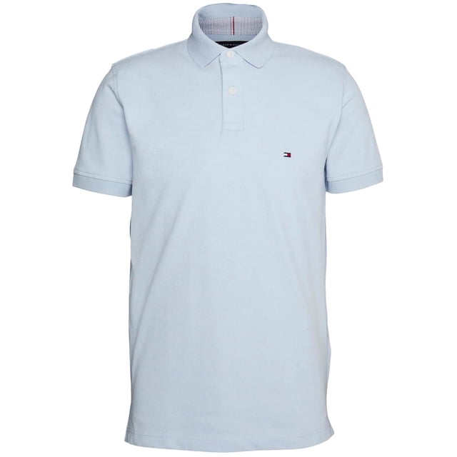 Polo Tommy Hilfiger de corte regular para hombre Breezy Blue L