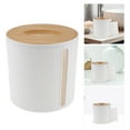 thumbnail image 2 of Roll Paper Holder Countertop Lidded Toilet Paper Box Roll Paper Dispenser, 2 of 9