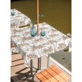 thumbnail image 2 of Outdoor Tablecloth with Umbrella Hole for Patio/Picnic/Party/Camping, Light Brown Palm Tree Waterproof Table Cloth Square Cover Washable, Summer Tropical Tree Coastal Beach (60"x 60"), 2 of 9