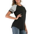 thumbnail image 4 of SAYFUT Womens Long Sleeve Tees Round Neck T-Shirt Casual Blouse Tee Plus Size, 4 of 8