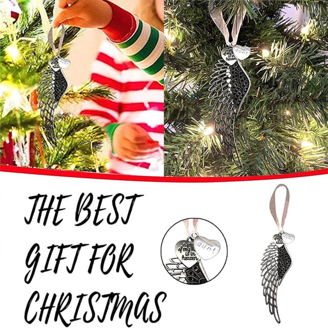 Pendentif d'Ange en Alliage Résistant à la Corrosion Forme Ornement Arbre de Noël pour la Maison de style 1 Taille Unique
