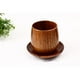 thumbnail image 2 of 4x taza de maciza natural, taza de japonesa hecha , taza para beber, taza para , taza de té para , caminar, 2 of 8