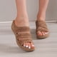 thumbnail image 5 of Amzcrzy Zapatos de mujer,Zapatos de mujer,Zapatillas de mujer, Sandalias informales de cuña para mujer, de color liso, de tacón bajo, ortopédicas, a la moda Sandalias Mujer Zapatillas De Casa, 5 of 9
