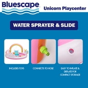 Bluescape Rainbow Unicorn Play Center, Inflatable Pool Game & Toys, Age 2 & Up, Unisex