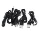 thumbnail image 1 of Cable de Datos de Audio con Conector Jack de 3.5mm Mini USB Tipo B Macho a USB 2.0 Tipo A Macho 50cm 20 pulgadas 5 Pcs, 1 of 1