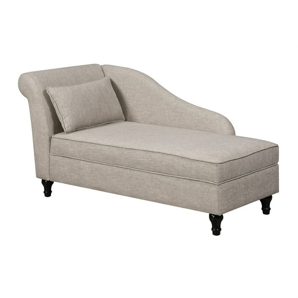 Convenience Concepts Cleo Storage Chaise Beige Com Convenience Concepts Cleo Storage, Cleo S Furniture Little Rock