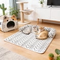 thumbnail image 5 of Plush Dog Bed & Cat Mat, Thickened Non-Slip Pet Sofa with Neck Support Pillow, Removable and Washable Pet Sleeping Bed for Small to Medium Dogs & Cats, Soft Fleece Crate Pad, 5 of 5