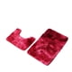 thumbnail image 2 of Nvzi Juego de 5 alfombrillas de baño de tres piezas con estampado tie-dye, juego de tres alfombrillas de baño absorbentes, limpiables y reutilizables para ducha (fucsia)., 2 of 5