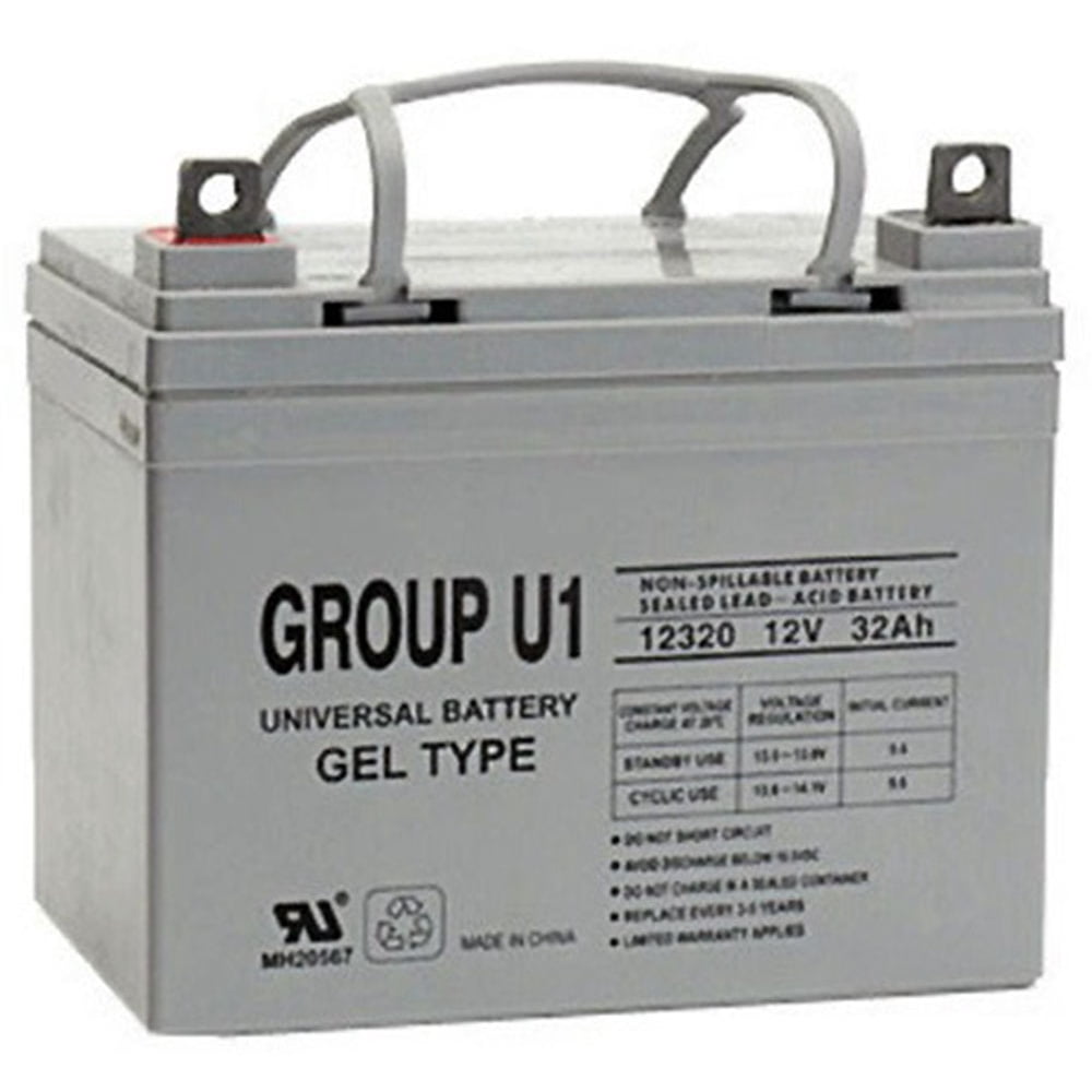 REPLACEMENT BATTERY FOR GEL PRIDE JAZZY SELECT TRAVELLER U1 MU1SLDG