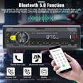 thumbnail image 2 of Estéreo de coche UNITOPSCI Pantalla LCD Bluetooth 5.0 de un solo DIN, 2 of 9
