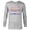 Athletic Heather, variant on Pride Flag Logo Colors of the Rainbow - Long Sleeve T-Shirt for Men - Customized-White