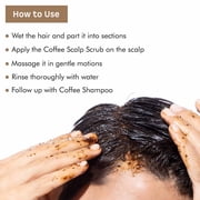 mCaffeine Naked and Raw Hydrating Coffee Scalp Scrub, Natural Aha, 8.82 oz