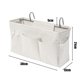 thumbnail image 4 of 26-27 Bedside Caddy/Storage Bag Organizer for Bunk and Hospital Beds, Holds Glasses and Books, 4 of 5