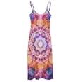 thumbnail image 5 of Kaleidoscope Mandala Colorful Floral Boho Sleeveless Dress Women's Luxury Party Dress Birthday Dresses for Women, 5 of 7