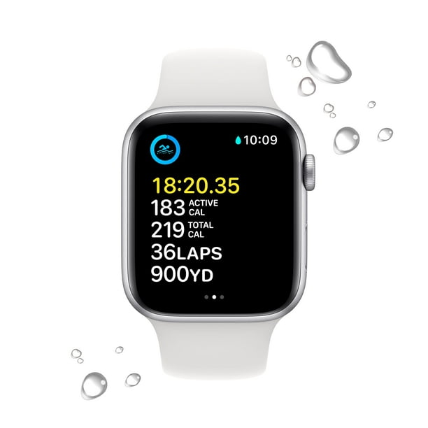 Apple Watch SE (2nd Gen) [GPS 44mm] Smart Watch w/Silver Aluminum