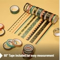 thumbnail image 6 of Mr. Pen- Washi Tape Set, 21 Rolls, Ethnic Elegance Design, Decorative Tape with Measure Tape, 6 of 9