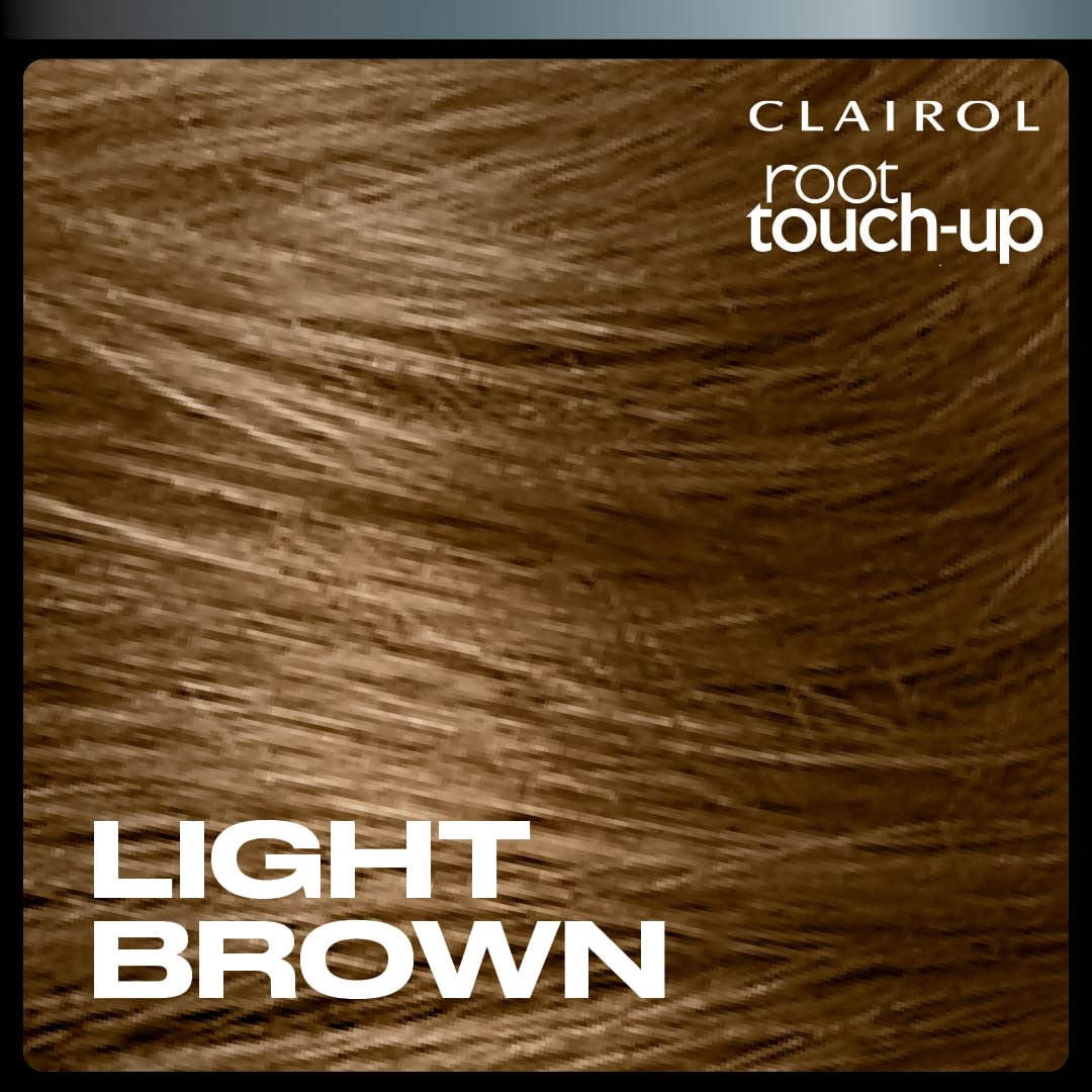 Clairol Root Touch-Up Color + Volume 2-in-1 Temporary Spray, Light Brown Hair Color, Pack of 1