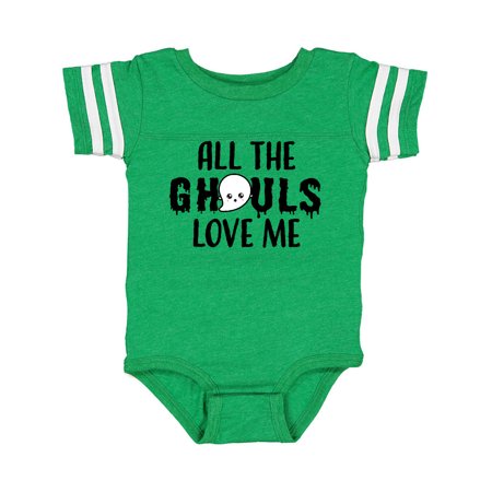 

Inktastic All the Ghouls Love Me with Ghost Gift Baby Boy or Baby Girl Bodysuit