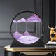 thumbnail image 2 of Imagen de Arte de arena móvil 3D, cristal redondo, paisaje de arena de aguas profundas, artesanía de arena movediza, pintura de arena corriente, regalo de decoración del hogar de oficina, 2 of 4