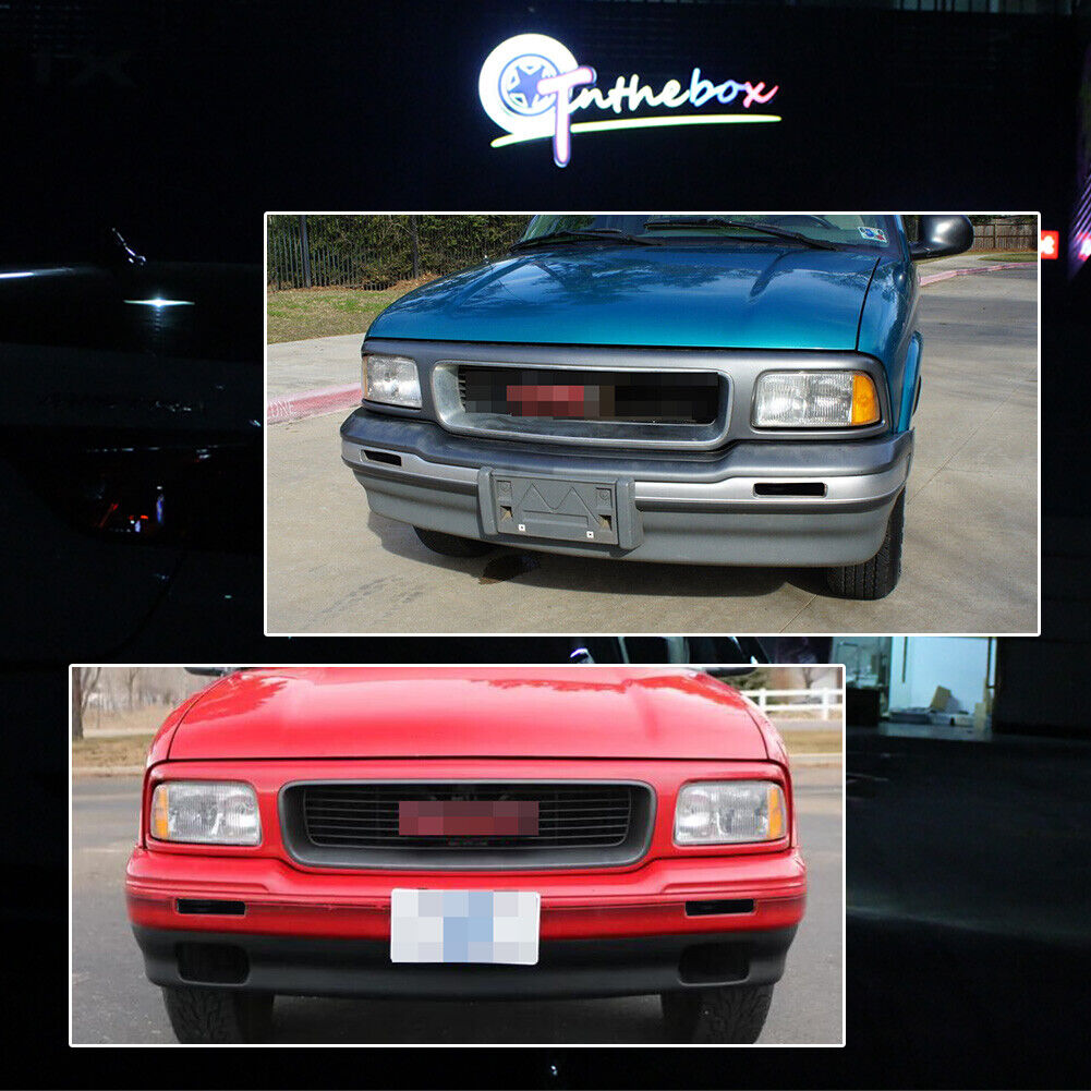 Smoke Switchback LED Front DRL Signal Lights For 94-97 Chevy S10 Blazer GMC Sonoma