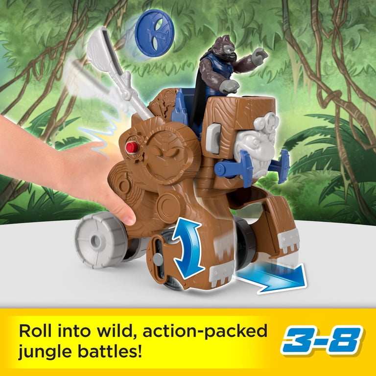 Fisher-Price Imaginext Preschool Toy Monkey Catapult Poseable