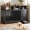 Brown, variant on Panapinka Farmhouse Dog Crate Cabinet with Bowls & Drawers, 48" Decorative Dog Kennel Table for Living Room & Entryway, Indoor Crate for Medium/Large Dogs