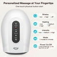 thumbnail image 3 of ALLJOY Roller Kneading Hand Massager for Arthritis and Carpal Tunnel Relief, Cordless Hand Massager Therapy with Heat and Compression,Relaxation Gifts for Women Men (White), 3 of 10