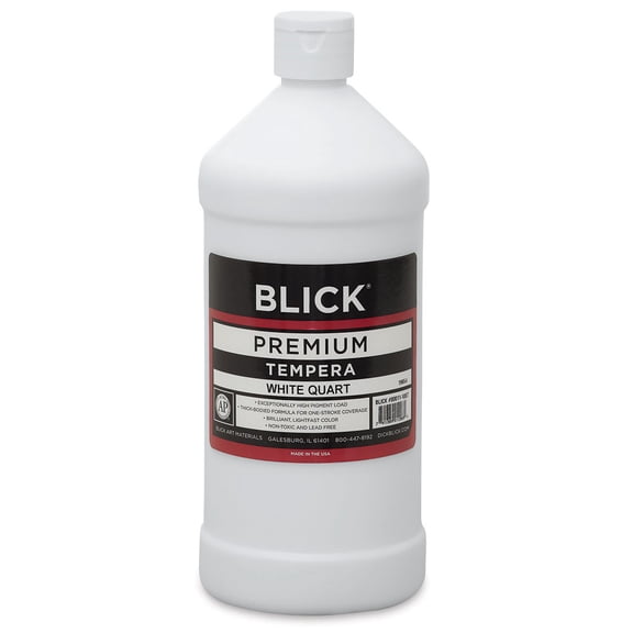 Blick Premium Grade Tempera - White, Quart