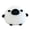 Black, variant on Deepigc Cute Sheep Plush Toys Collection, Soft Fluffy Lamb Stuffed Animals, IdSleeping Pet Buddy, Lamb Stuffed Animal Birthday Gifts for for Kids Boys and Girls, White