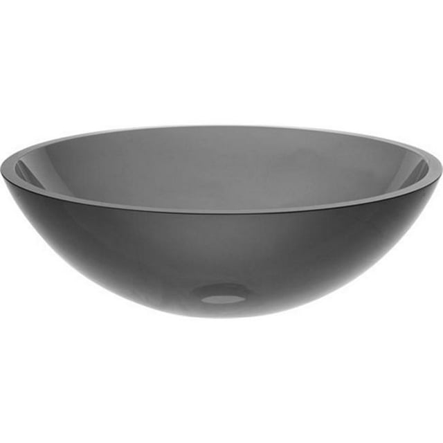 Kraus GV-104-14 Évier en Verre Noir 14 Pouces