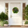 thumbnail image 2 of Costway 2 Pack Art Mural Rond avec 9 Types de Plantes Artificielles Mélangées, 2 of 10
