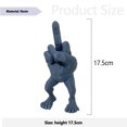thumbnail image 2 of Escultura Dedo Figura Con Patas Resina Regalo para Amigos, 2 of 9