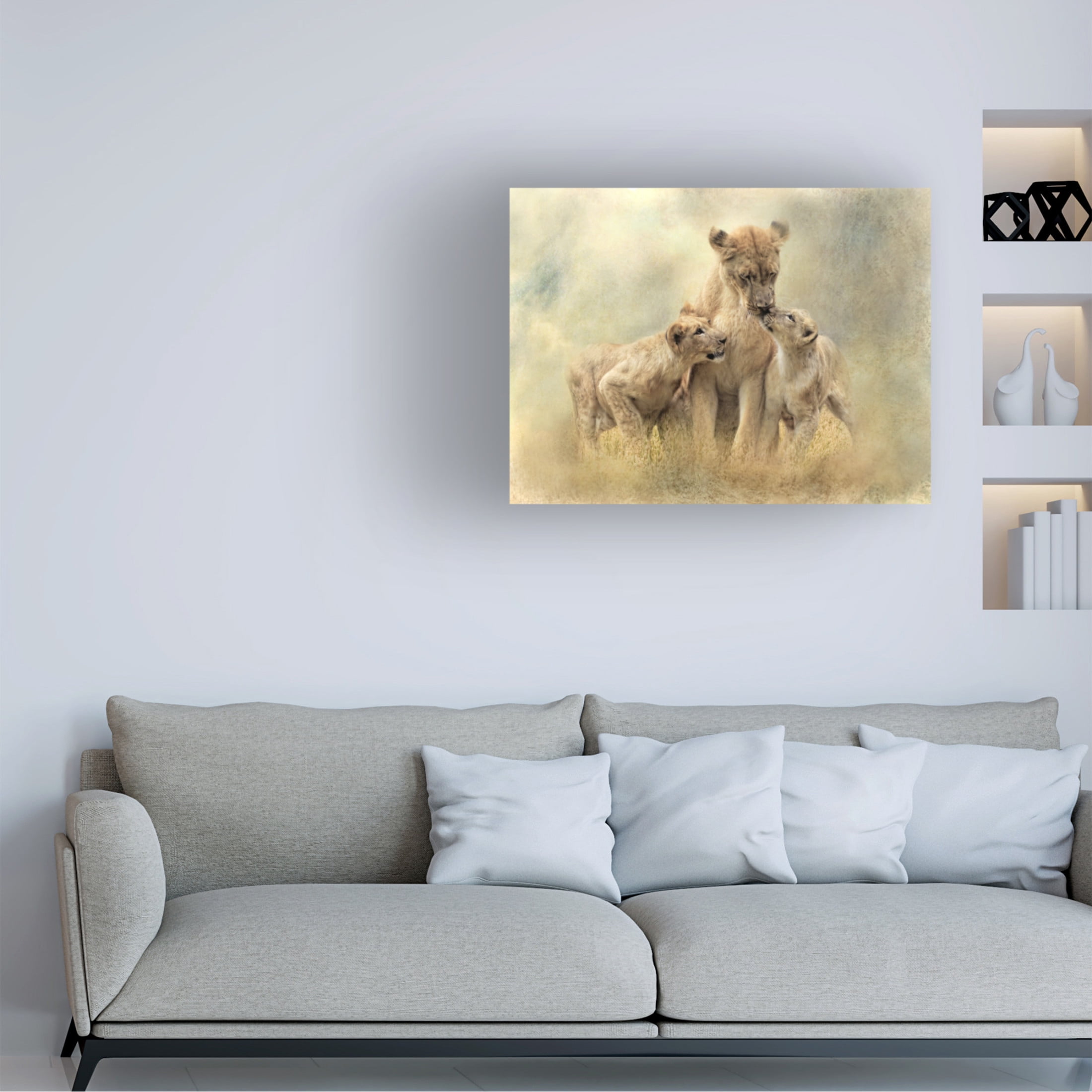Canvas Wall Art - Trudi Simmonds 'Mamma' Wall Art for Living Room, Bedroom, or Office Décor by Trademark Fine Art - 32 x 24 Inches