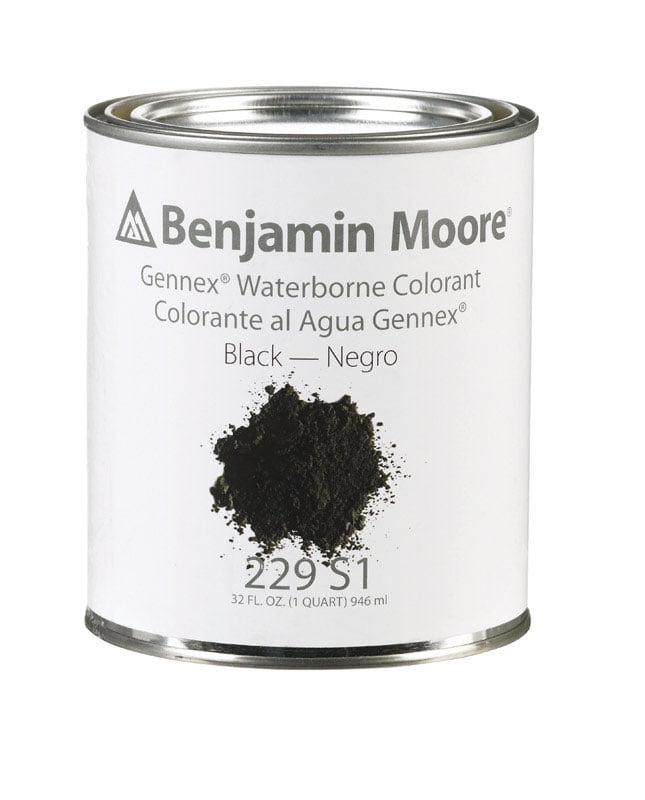 Benjamin Moore Colorant Systems Waterborne Black 1 qt. Zero VOC