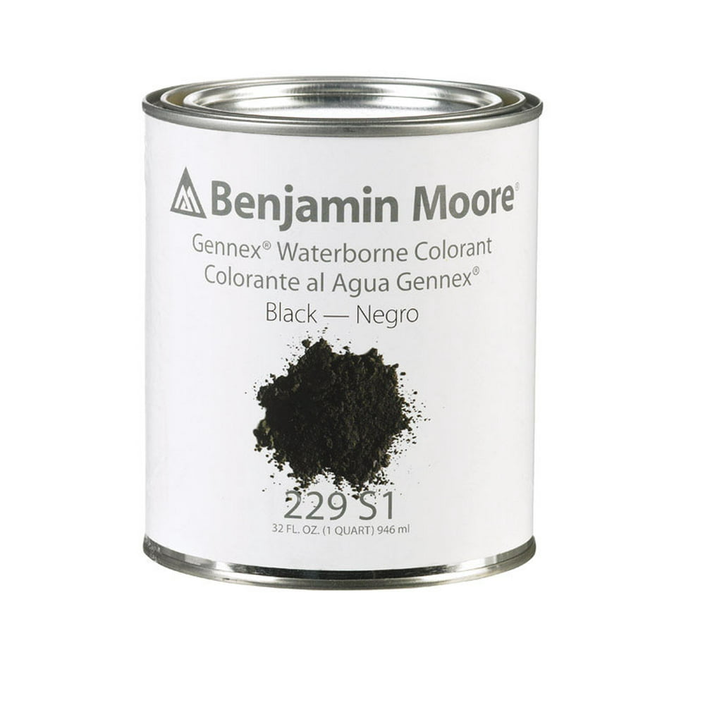 Benjamin Moore Colorant Systems Waterborne Black 1 qt. Zero VOC