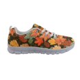 thumbnail image 3 of HELLHERO Autumn Leaf Print Breathable Mesh Running Shoes, Low Top Athletic Trainers for Men and Women, Jogging and Tennis Sports Sneakers, 3 of 11