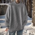 thumbnail image 2 of Men's Sweater Coat Cardigan Knitwear Loose Fit Solid Color Spring Autumn Casual Comfortable Warm Soft Lightweight, 2 of 5