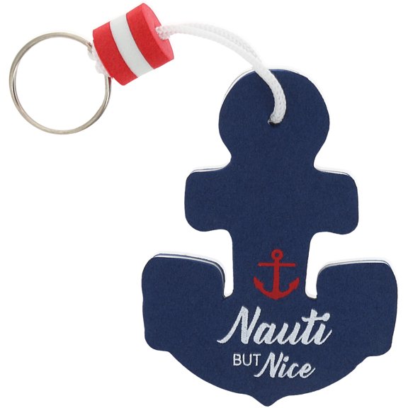 Pavilion Gift Company - Nauti But Nice - Floating Key Chain