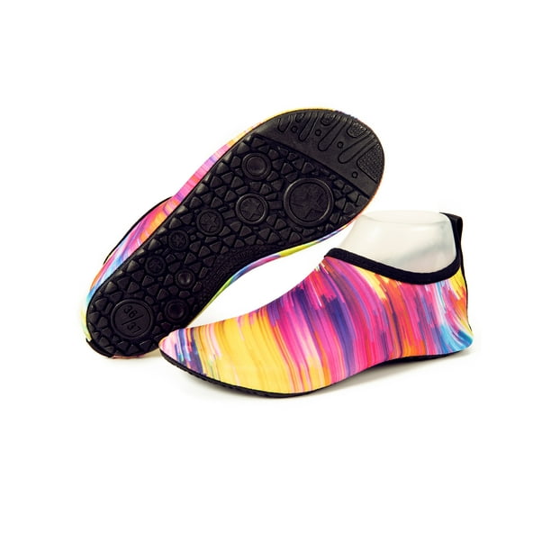 Youloveit Women Water Shoes for Beach Quick Dry Aqua Water Socks Slip on Barefoot Shoe Yoga Exercise Pool Swim Shoes