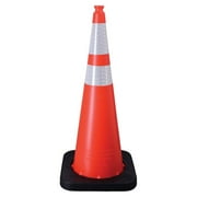 Vizcon Orange 36In Enviro-Cone With Collars And 10 Lbs Rubber Base