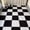 White Black, variant on Soft Plush Puzzle Mat BPA-free Interlocking Foam Living Room Rug Warm Non-slip Washable Floor Protector Home Decor Mat