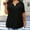 #Black, variant on George Plus Size Women’s V-Neck Short Sleeve T-Shirts,12 Colors: Soft,Breathable & Casual Loose Fit Tops,Army Green,Size XXL